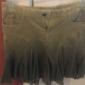 Doki Geki Corduroy cute skirt